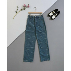 구찌 로우 웨이스트 크롭 데님팬츠 (국내배송)