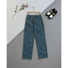 구찌 로우 웨이스트 크롭 데님팬츠 (국내배송)