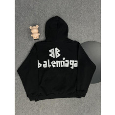 발렌시아가 테이프로고 후드티 남녀공용 (국내배송)