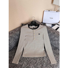 셀린느 트리옹프 스트라이프 긴팔 티셔츠