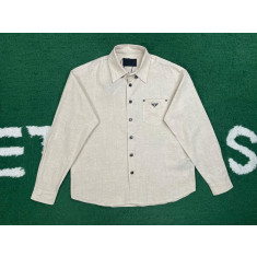 프라다 샴브레이 셔츠 남녀공용