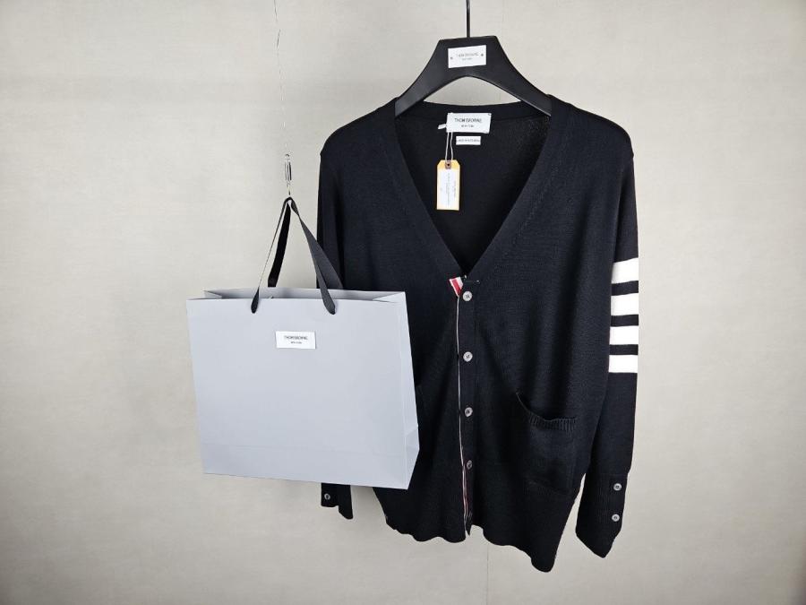 톰브라운 사선 캐시미어 가디건 (국내배송)