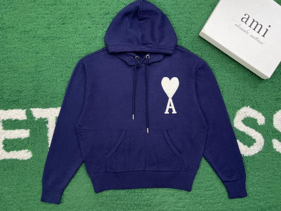 하미 하트 니트 후드티 (남녀공용)