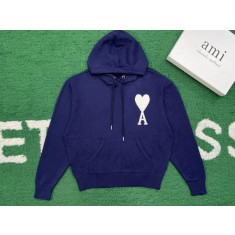 하미 하트 니트 후드티 (남녀공용)