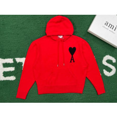 하미 하트 니트 후드티 (남녀공용)