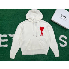 하미 하트 니트 후드티 (남녀공용)
