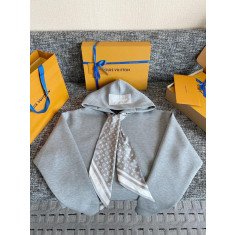 루이비통 모노그램 스카프 크롭 후드