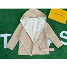 루이비통 리버서블 시그니처 후드 랩 코트