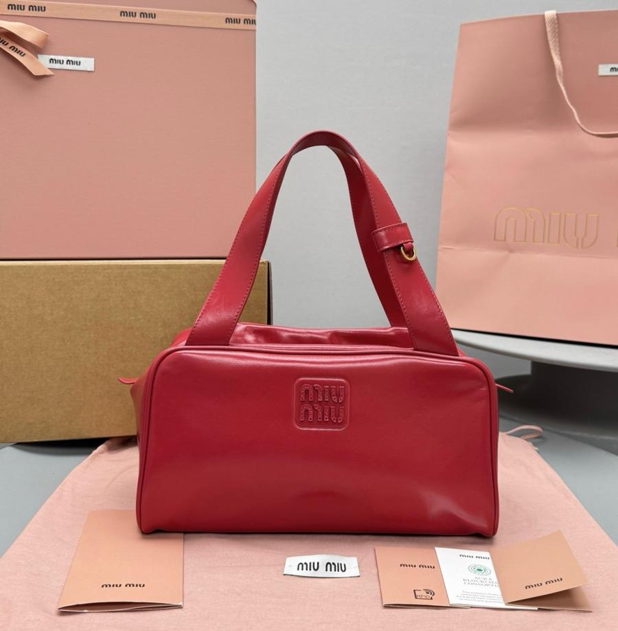 미우미우 트렁크 숄더백