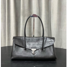 르메르 기어 카프스킨 숄더백 블랙