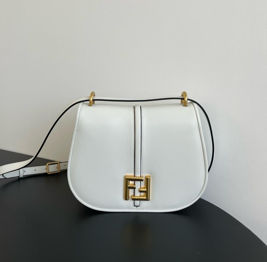 펜디 커몬 F더블로고 플랩 가죽 크로스백