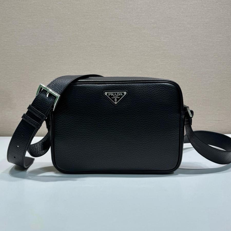 프라다 2VH189 레더 스퀘어 크로스백