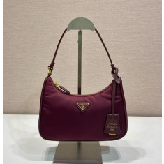 프라다 1N204M 리에디션 사피아노 트리밍 나일론 호보백