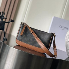 셀린느 트리오페 캔버스 숄더백