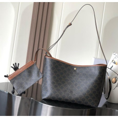 셀린느 트리오페 캔버스 소프트 쇼퍼백