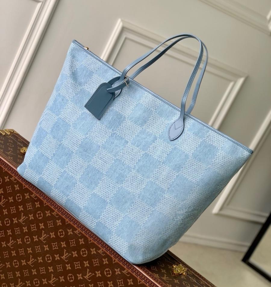 루이비통 네버풀 데님