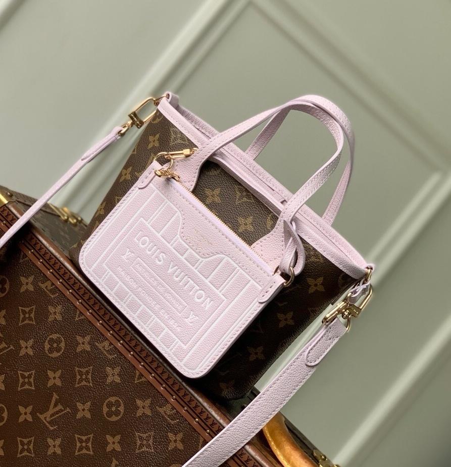 루이비통 모노그램 네버풀 반둘리에 인사이드 아웃 bb