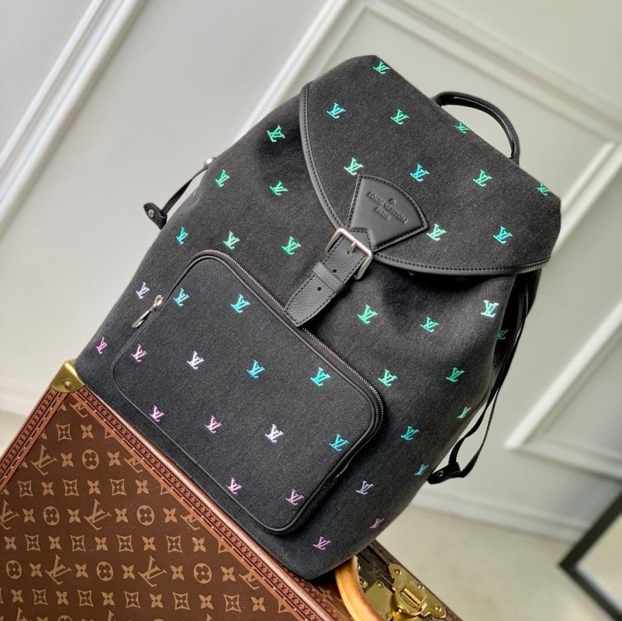 루이비통 몽수리 백팩 그라디언트 블루