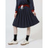 미우미우 플리츠 핀스트라이프 미디 스커트 (국내배송)