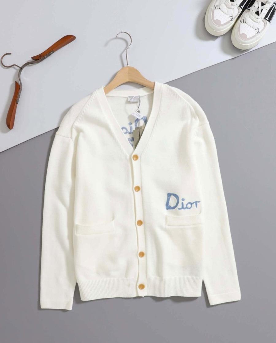 디올 로고 자수 힐튼 넬 가디건 남녀공용 2컬러 (국내배송)