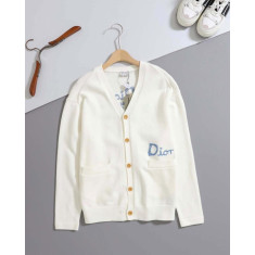 디올 로고 자수 힐튼 넬 가디건 남녀공용 2컬러 (국내배송)