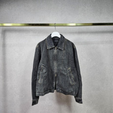 발렌시아가 사선 스티치 데님 자켓 남녀공용 2컬러 (국내배송)