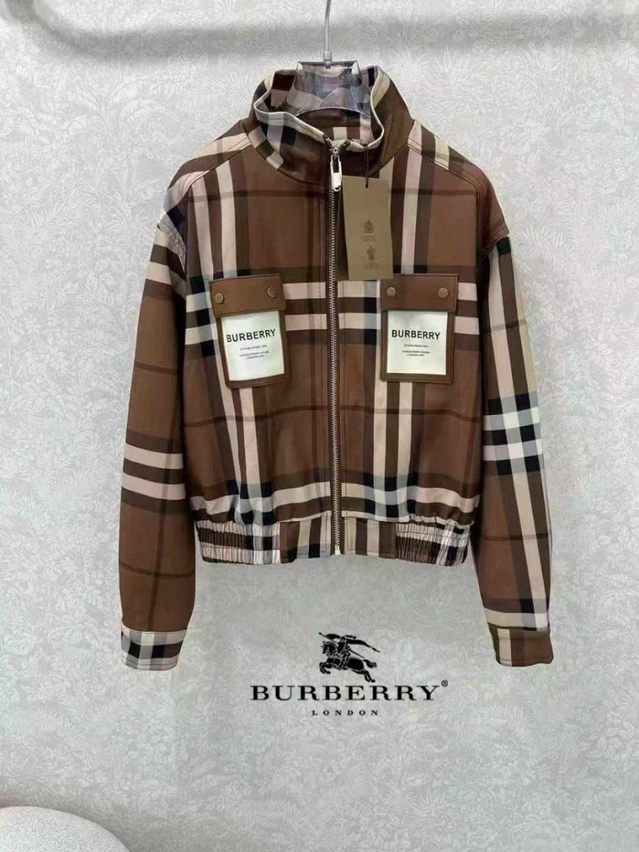 버버리 투포켓 패치 체크 자켓 (국내배송)