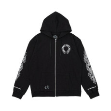 크롬하츠 홀스슈 플로랄 플리스 후드집업 남녀공용 (국내배송)