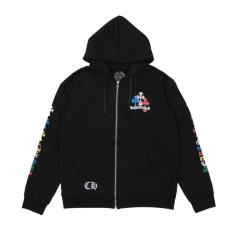 크롬하츠 멀티컬러 플리스 후드집업 남녀공용 (국내배송)