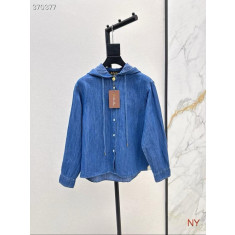 로로피아나 데님 후드 남방 (국내배송)