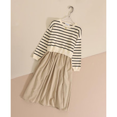 발렌티노 믹스 스트라이프 원피스 (국내배송)