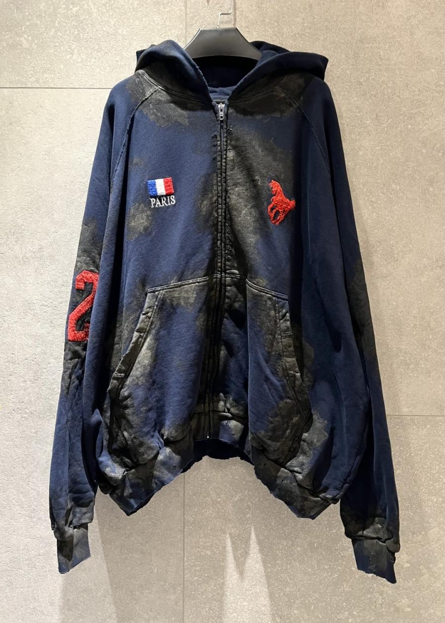 발렌시아가 파리 빈티지 22 후드 집업 (남녀공용)