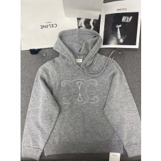 셀린느 트리옹프 후드 니트