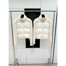 몽클레어 패딩 울 하이넥 가디건