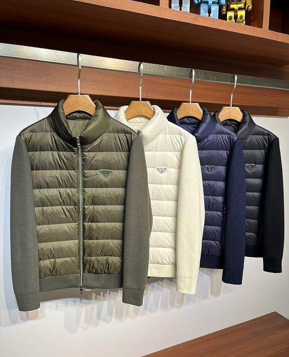 프라다 24fw 다운 패딩가디건 (4color) 남성용