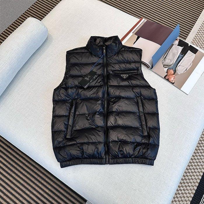 프라다 리나일론 패딩 베스트 남성용