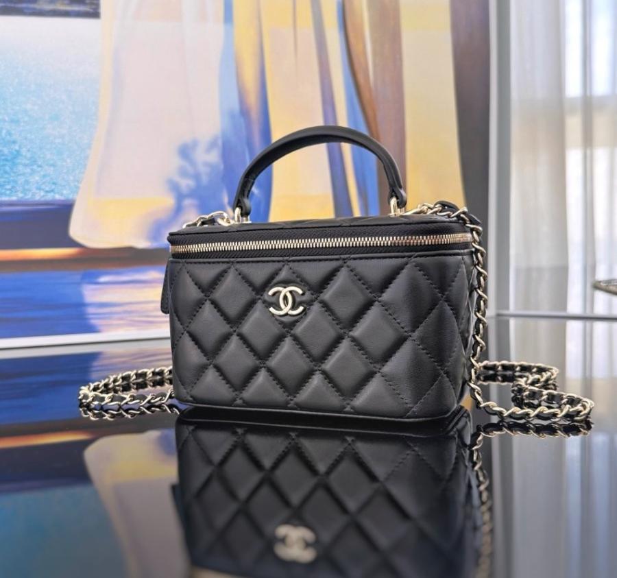 샤넬 탑핸들 베니티백 램스킨 ap2199 (국내배송)