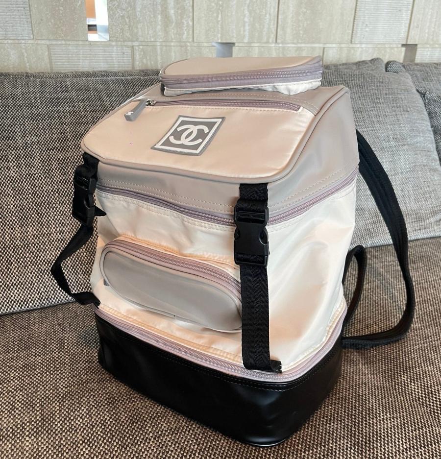 샤넬 빈티지 스포츠 라인 백팩 스몰 미디움