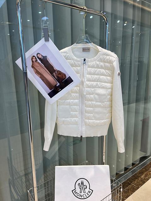 몽클레어 4포켓 패딩 니트 울 집업 가디건 (2COLOR)