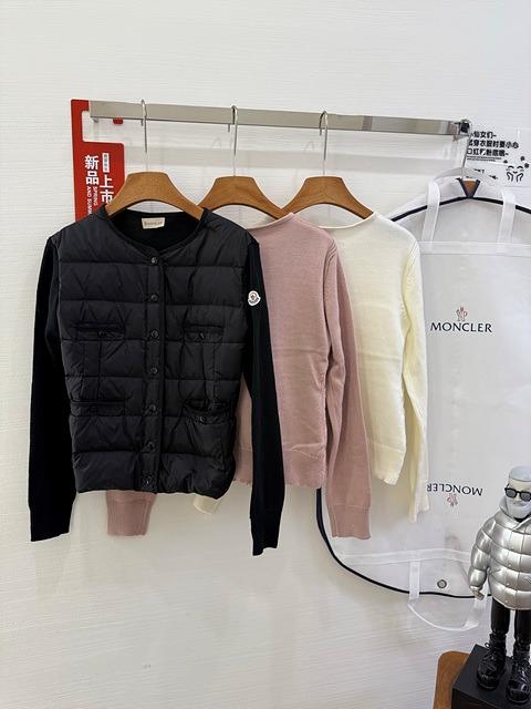 몽클레어 패널 울 패딩 가디건 (3COLOR)