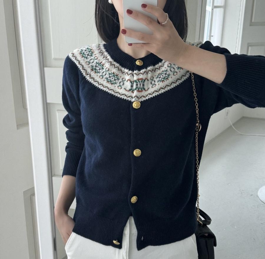 셀린느 페어 아일 가디건 (국내배송)