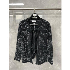 톰브라운 트위드 리본 가디건