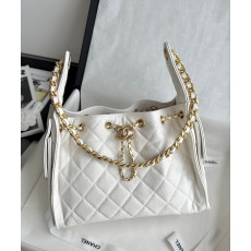 ✨타임세일✨[단풍샵] 샤넬 25백 캐비어 화이트 사이즈:미듐