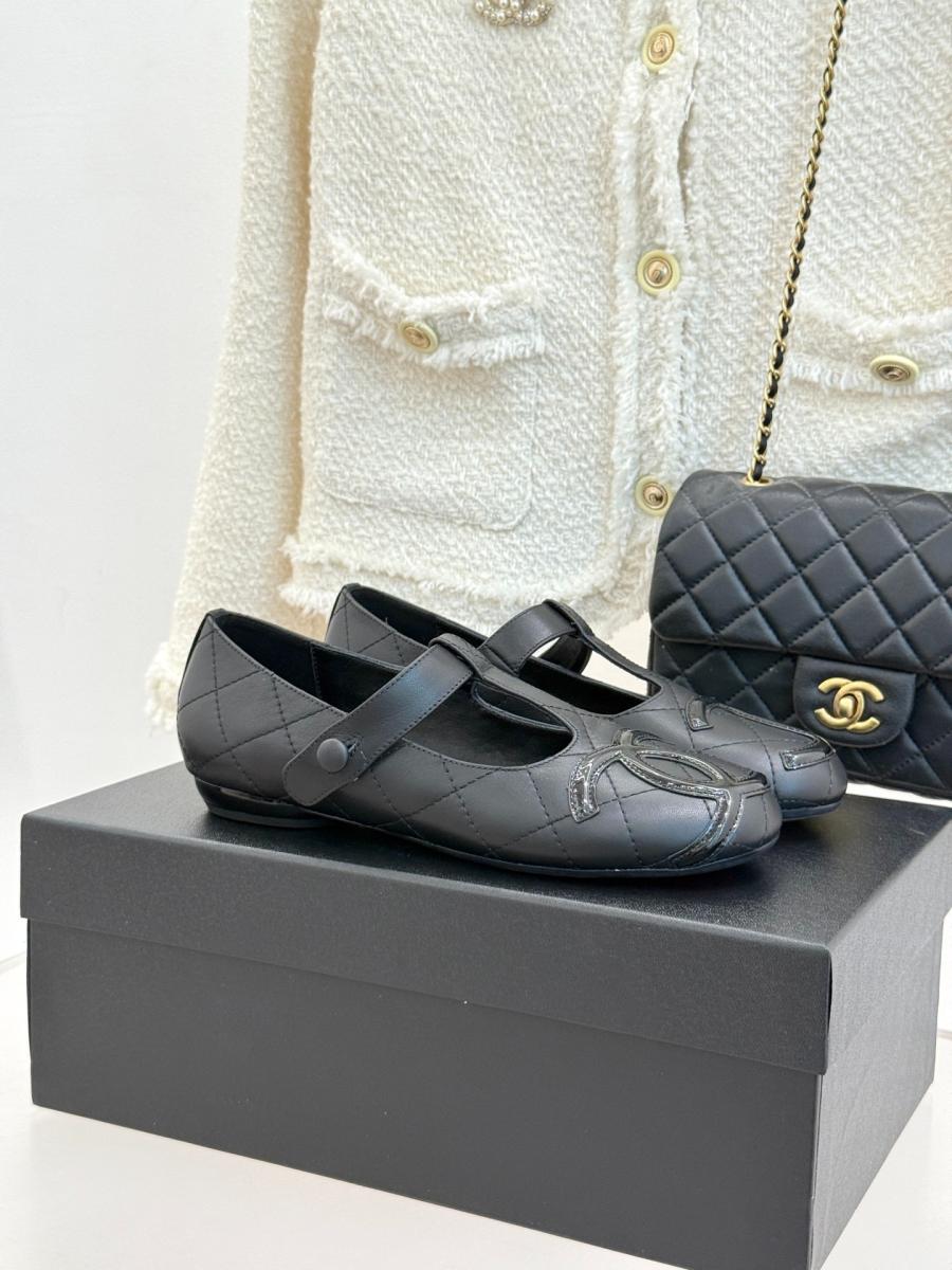 샤넬 25 T스트랩 플랫