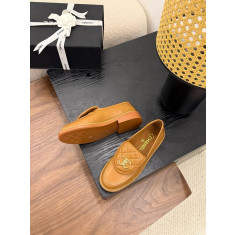 샤넬 25 가죽 퀄팅 로퍼