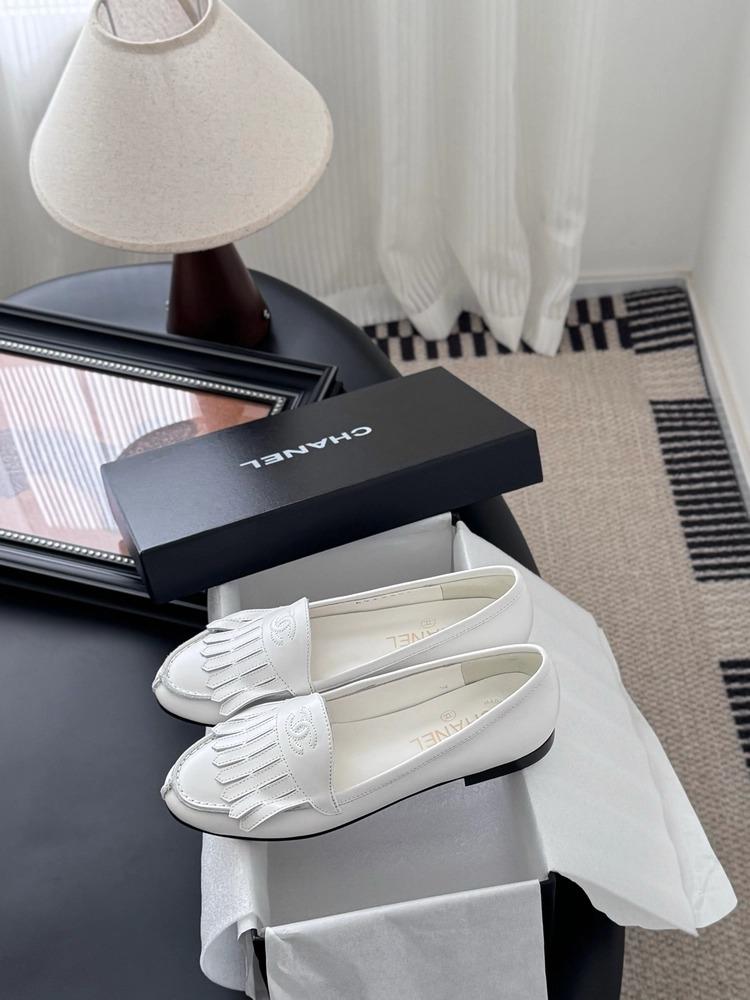 샤넬 25 가죽 로퍼