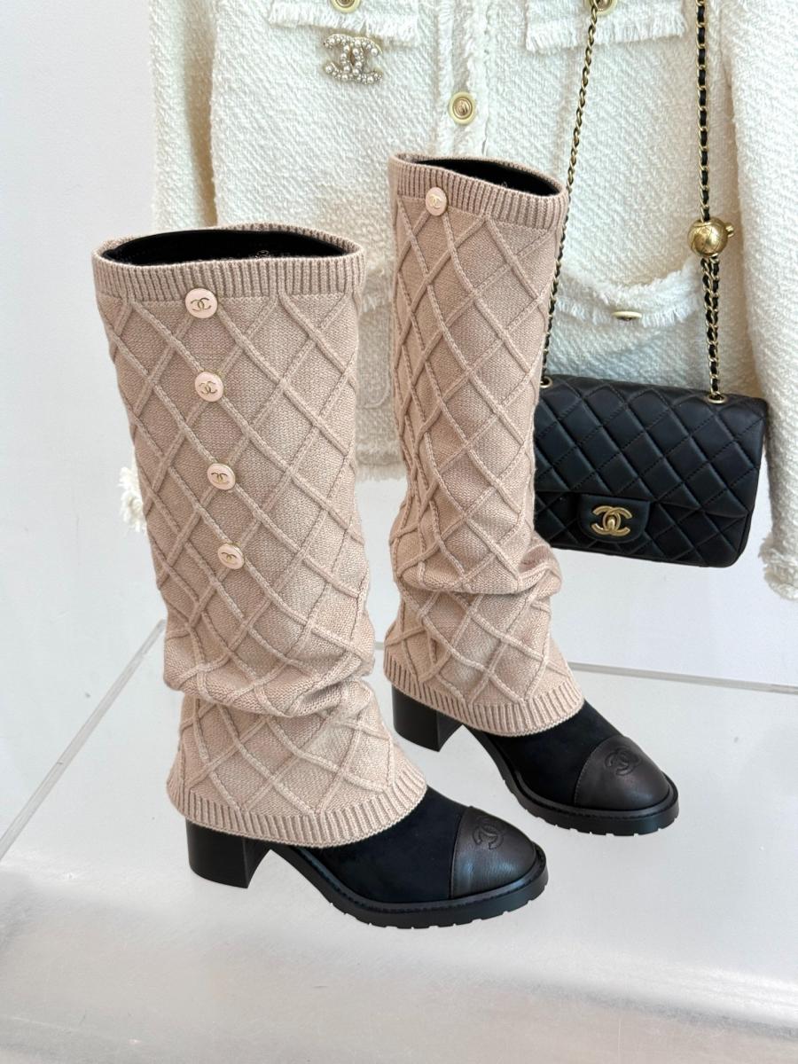 샤넬 25K 삭스 롱 부츠