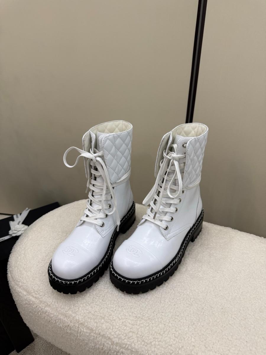 샤넬 25K 레이스업 부츠