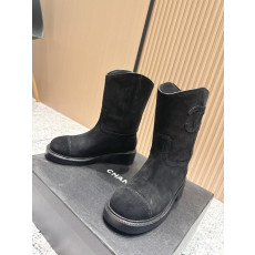 샤넬 25K 미들 부츠