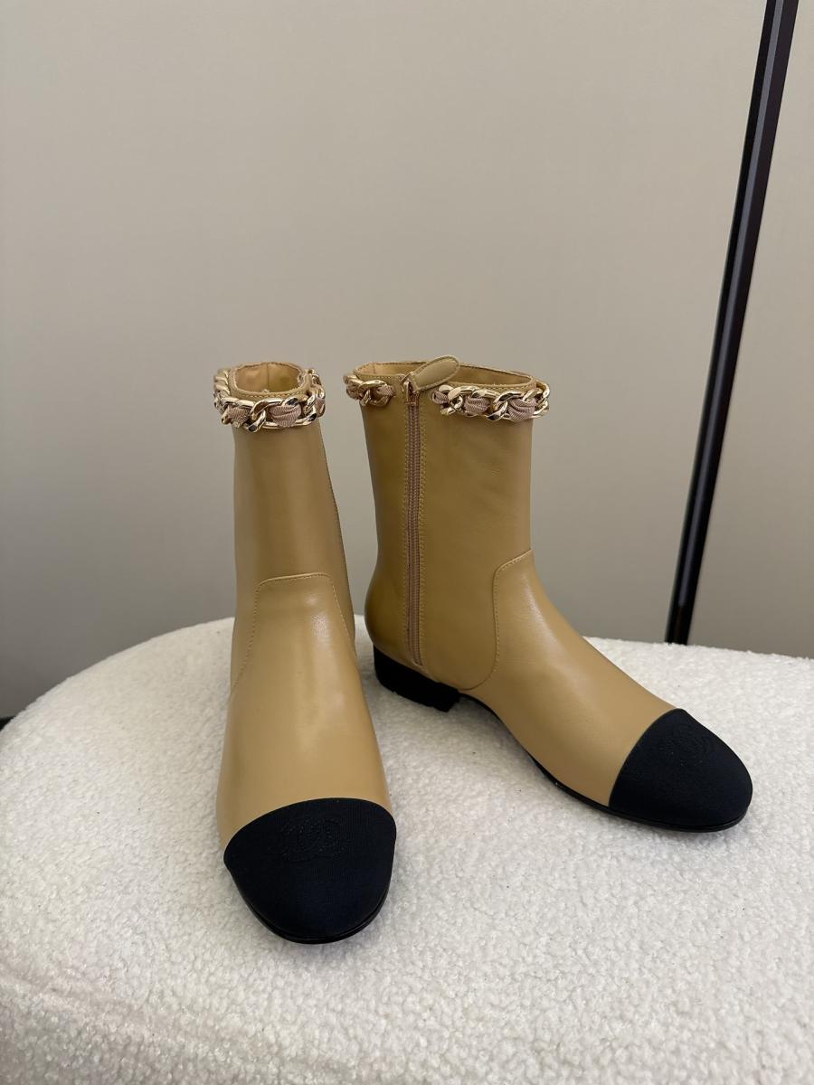 샤넬 25K 체인장식 쇼트부츠